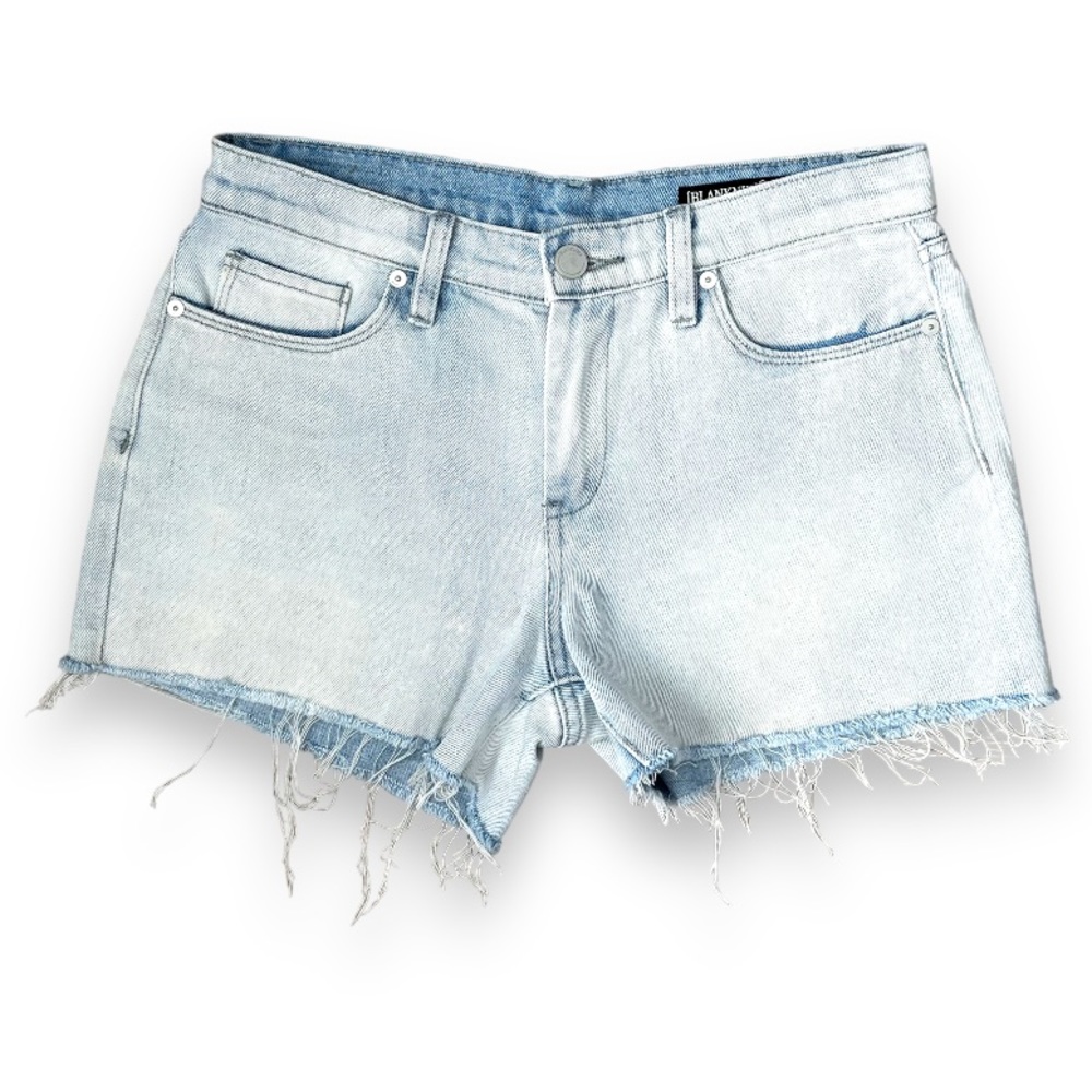 Blank NYC The Fulton High Rise Light Wash Jean Shorts | EUC Size 27